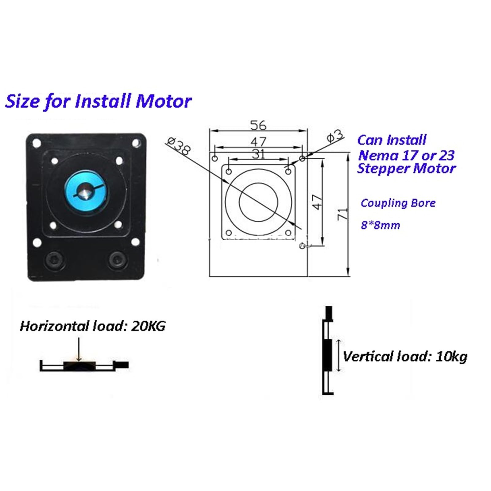 Dual Optical Axis Manual Sliding Table Rail Guide SFU1610 100-400mm Effective Stroke Linear Guide Stage Rail Motion Slide Table Ball Screw Actuator 3D Printer(100 Effective Stroke)