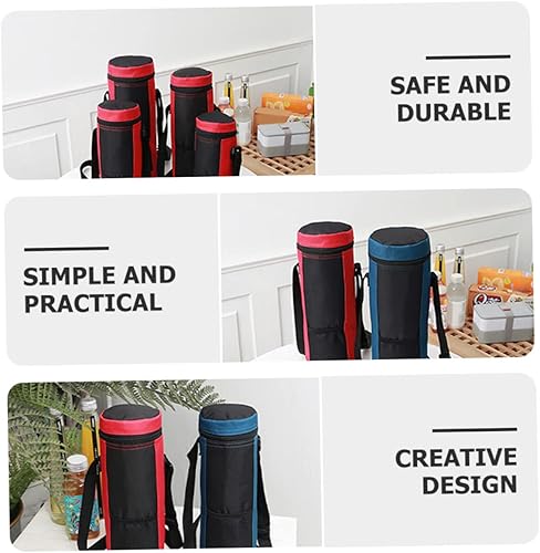 Miniatura 4 de bolsa de enfriador de vino botella portador de vino enfriador de vino bolsa de botella de vino bolsa de viaje decoración al aire libre bolsa de