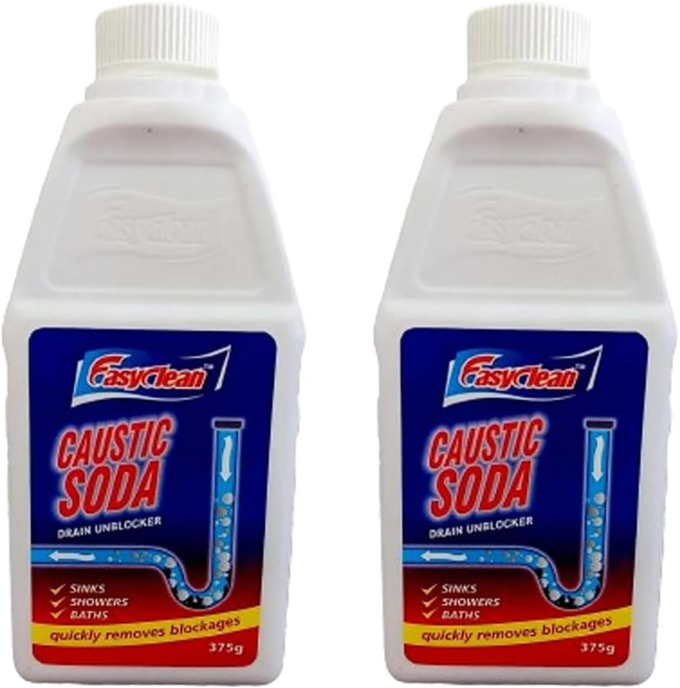 Housold 375g Caustic Soda Drain Cleaner Powder Prevent Clogs and