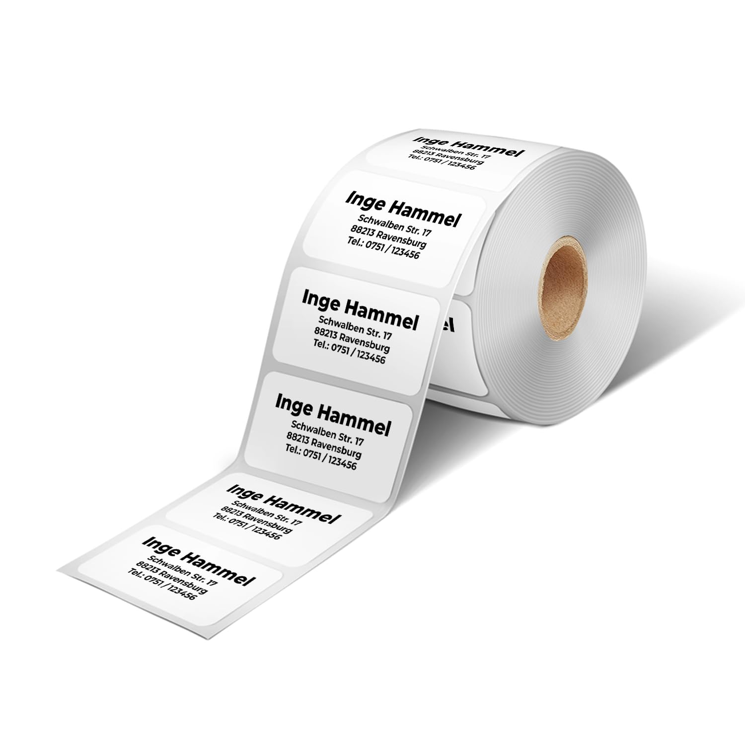 Etichette Indirizzi - Bianco ~57 X 105 Mm | Offset | Autoadesivo | 10 - Foto 4