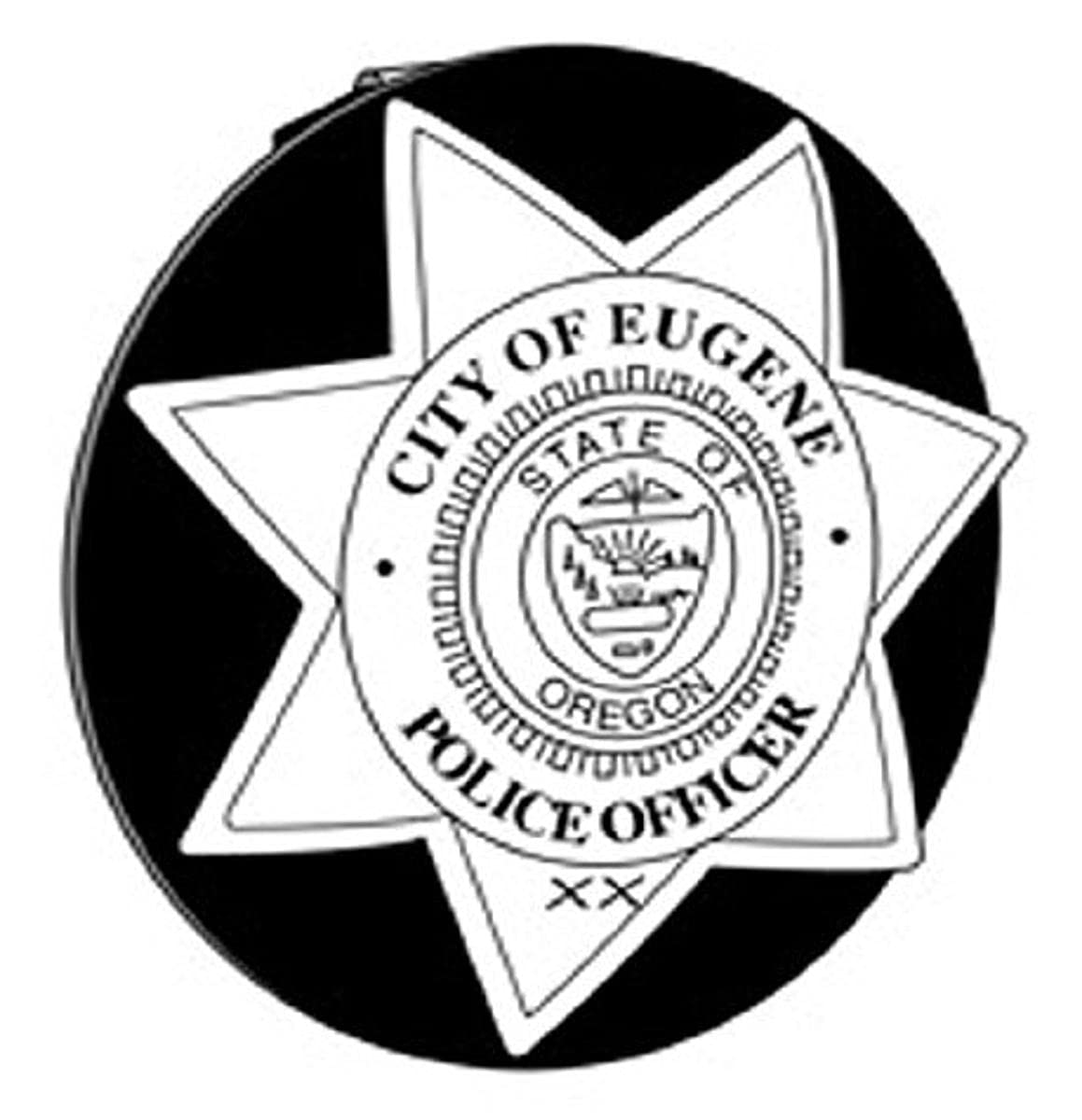 7350-01-2 Circular Badge Holder, Black, Plain