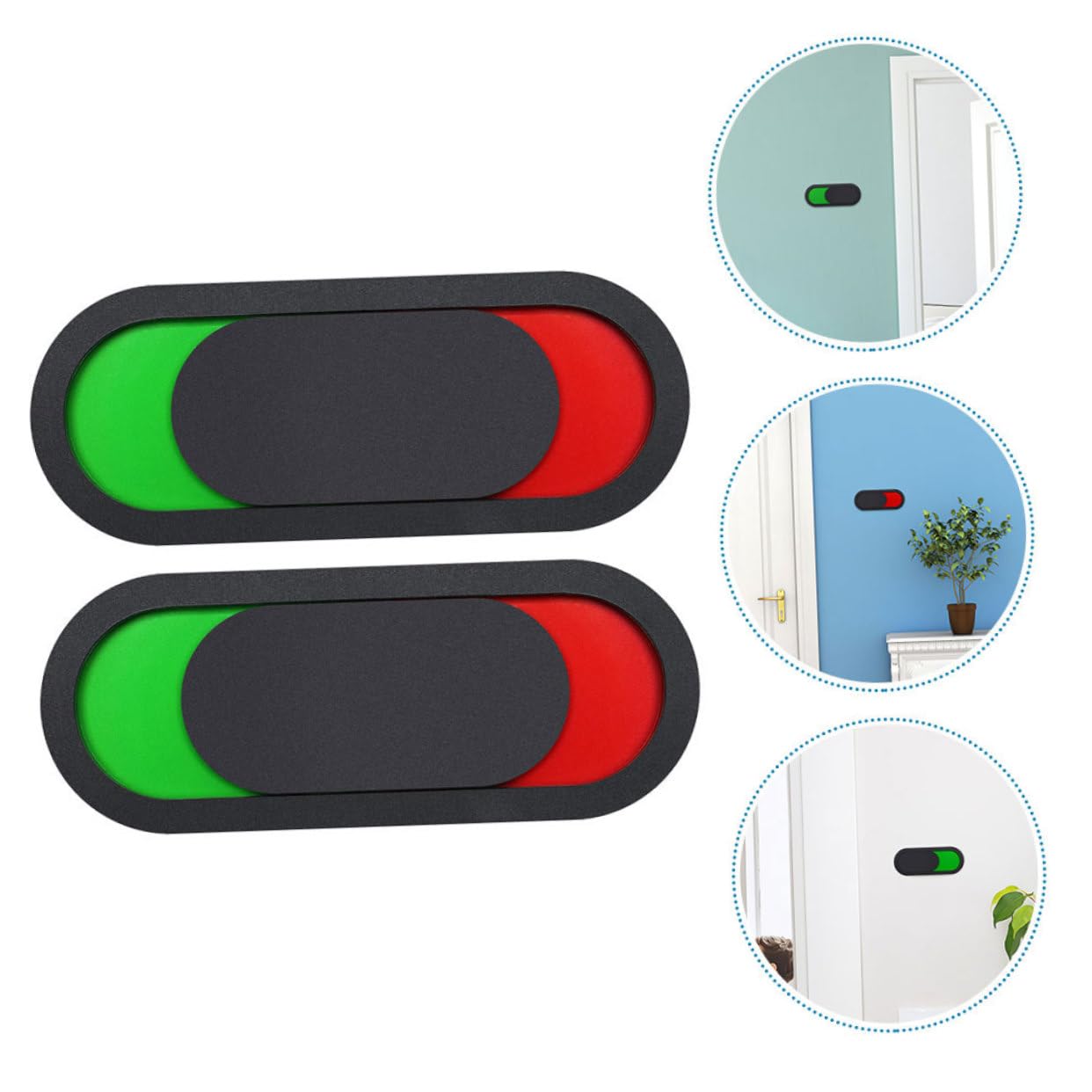 NUOBESTY 40piezas Letrero Deslizante De Privacidad Para Puertas Indicador Ocupado Para Baños Salas De Conferencias Instalación y