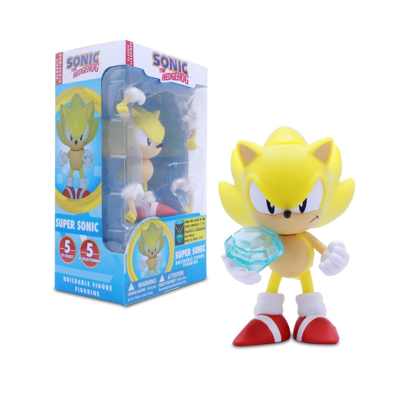 Just Toys LLC Sonic The Hedgehog Action Figure (Super Sonic Series 2)