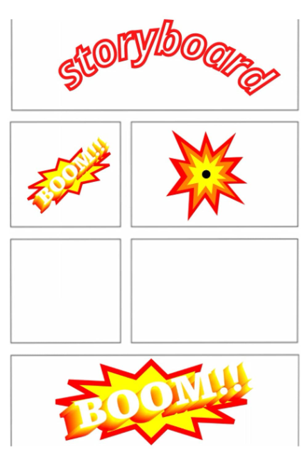 storyboard: blank books to write stories