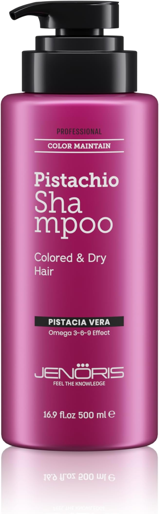 Jenoris Pistachio Shampoo for Color Treated, Dry & Frizzy Hair, 16.9 Fl Oz