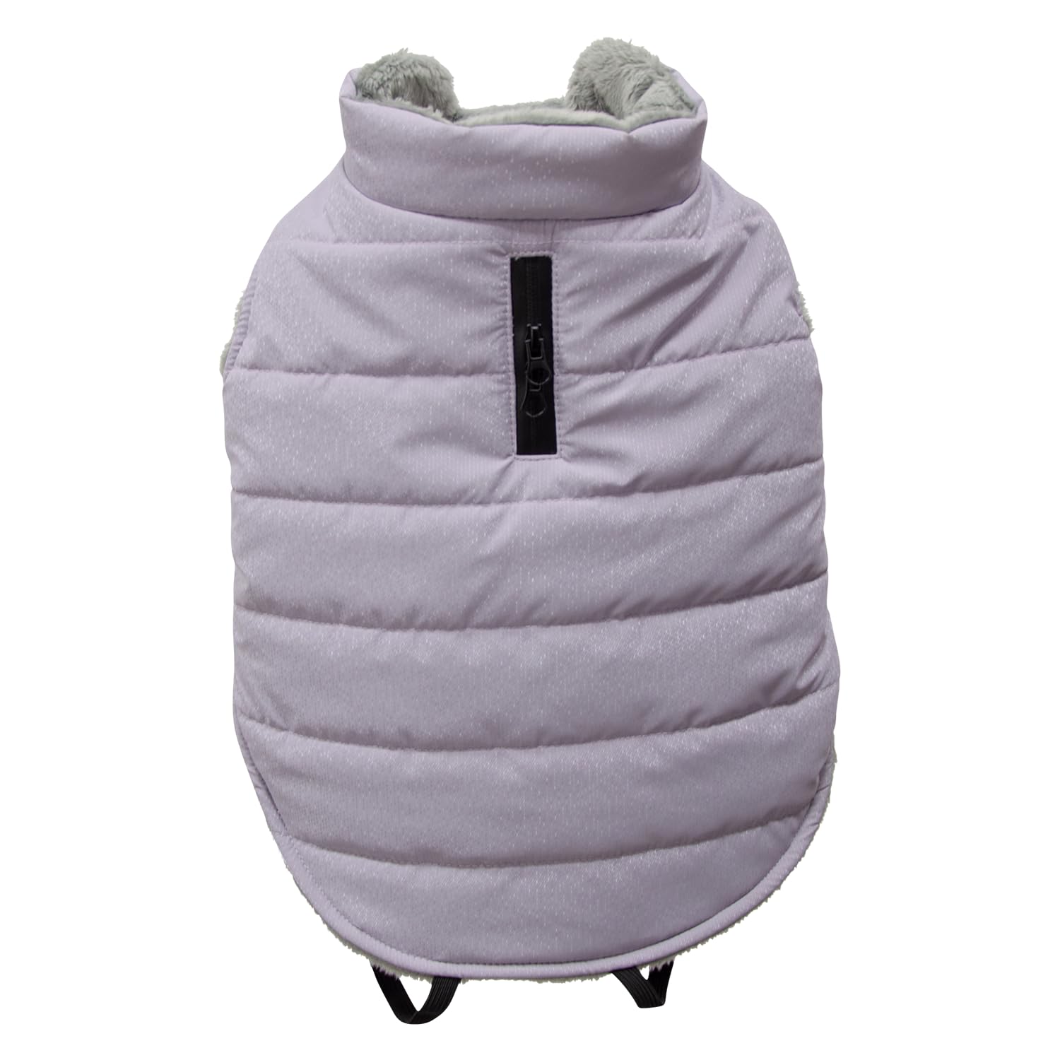 JACK AND VANILLA, Stylish Fleece Jacket for Small Dogs, Comfort and Style, Machine Washable, Reflective Details, Size XS, Purple, 5Th Avenue Dogwalk