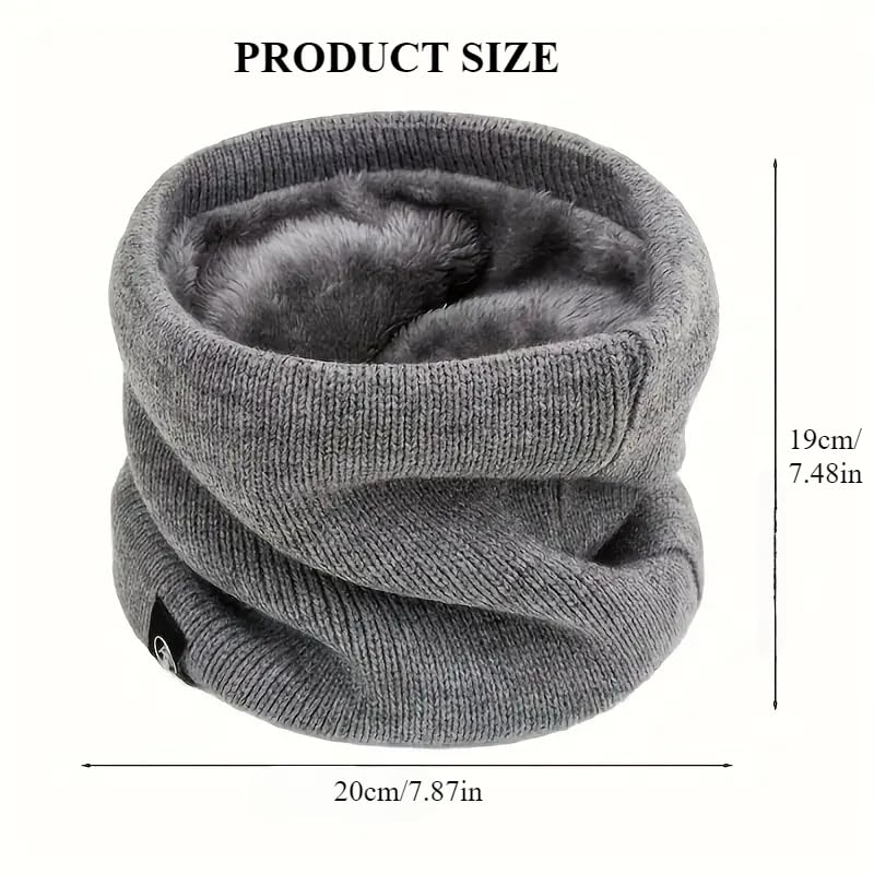 Neck Gaiters for Unisex Neck Warmer Men Women with Thermal Thick Warm Neck Gaiter Lined Cold Weather Thick Windproof3