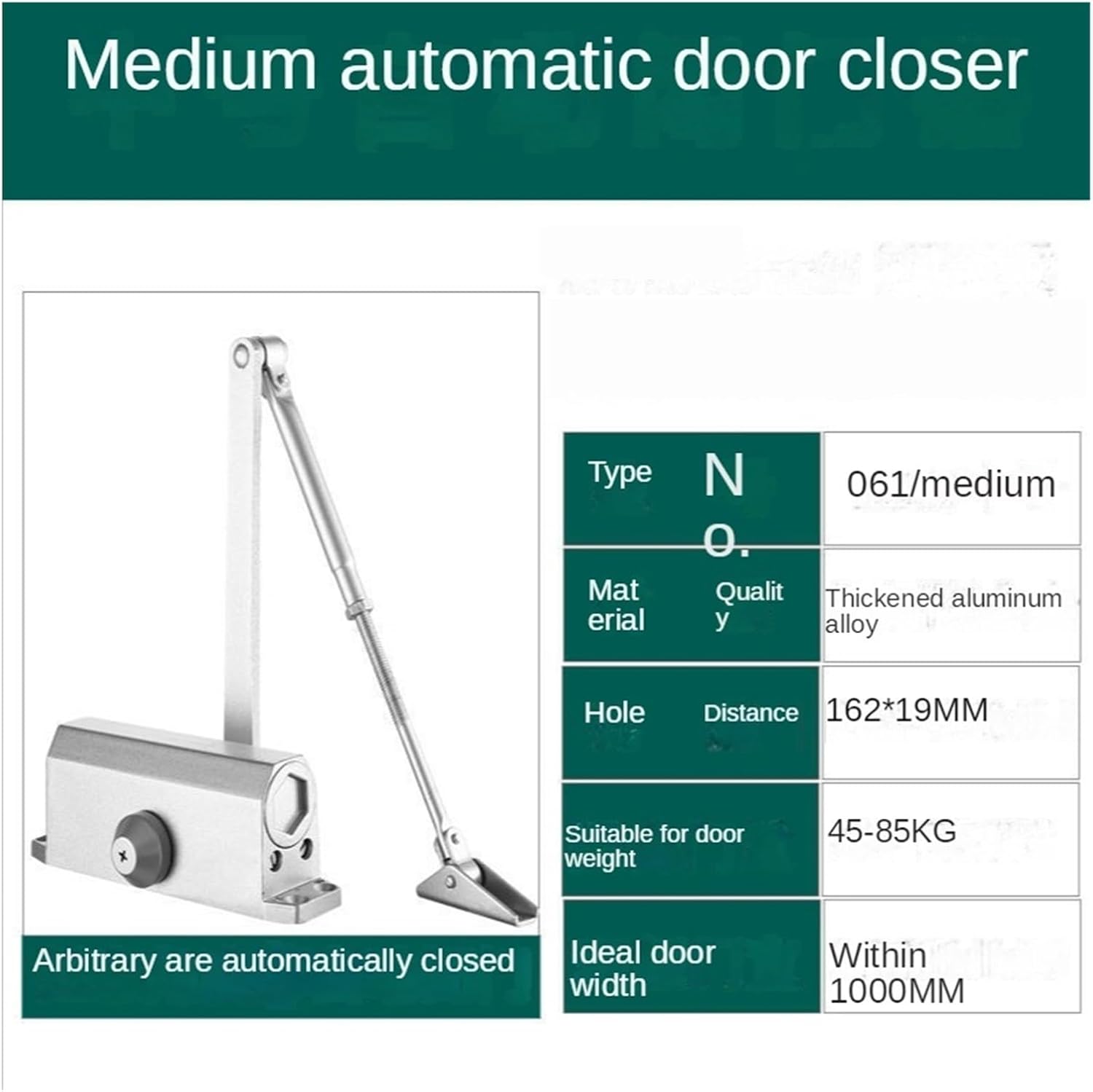 Hydraulic Automatic Buffer Silent Door Closer for Sliding Unit Doors(DDS226D-4P)