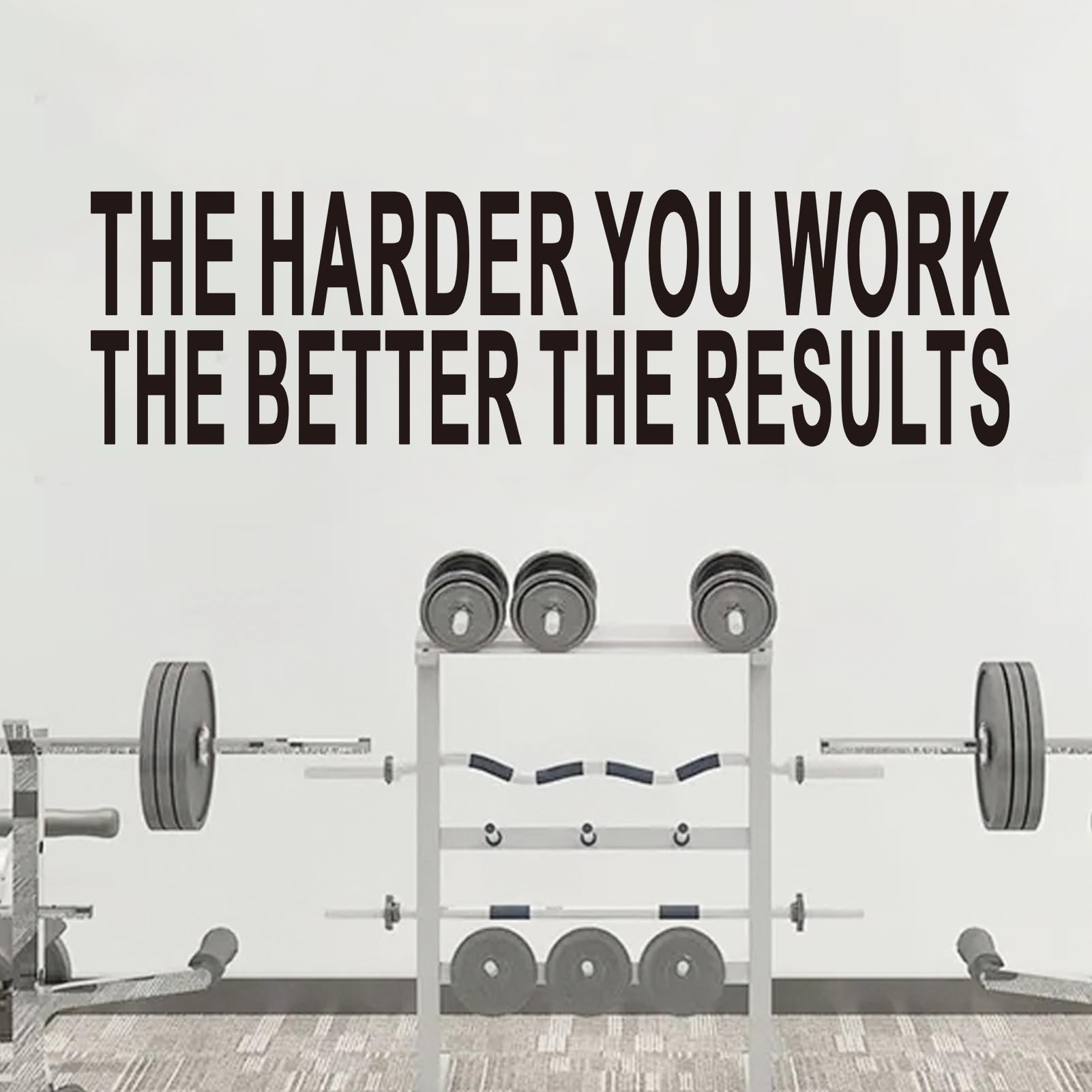 Inspirational Quotes Wall Stickers for Office: Motivational Gym School Classroom Garage Bedroom Vinyl Art Wall Decals - Image 2