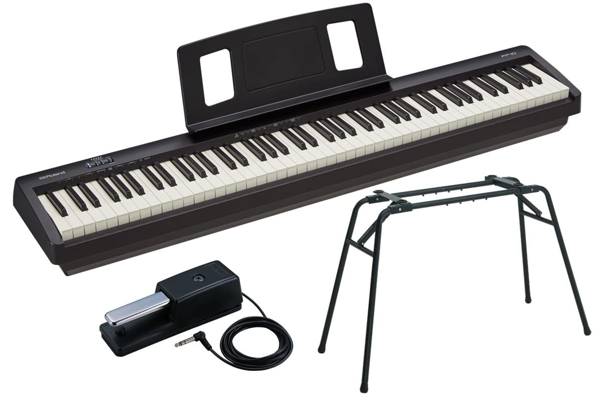 Amazon | Roland Digital Piano FP-10-BK スタンドセット | 電子ピアノ 