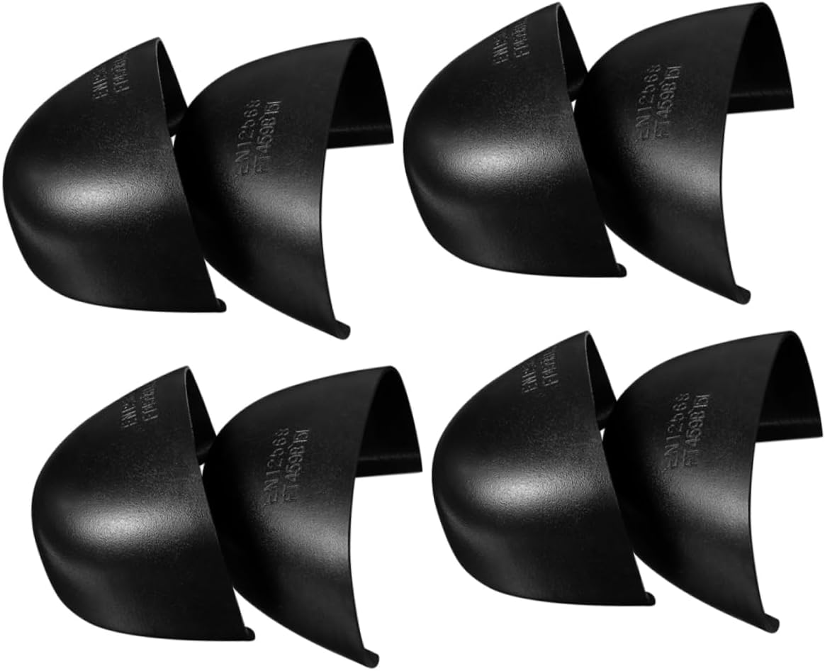 4 Pairs Inserts for Work Boots Puncture Resistant and Impact Resistant Protective Shoe Covers for Men and Women Durable Safety Caps for Construction and Warehouse Use
