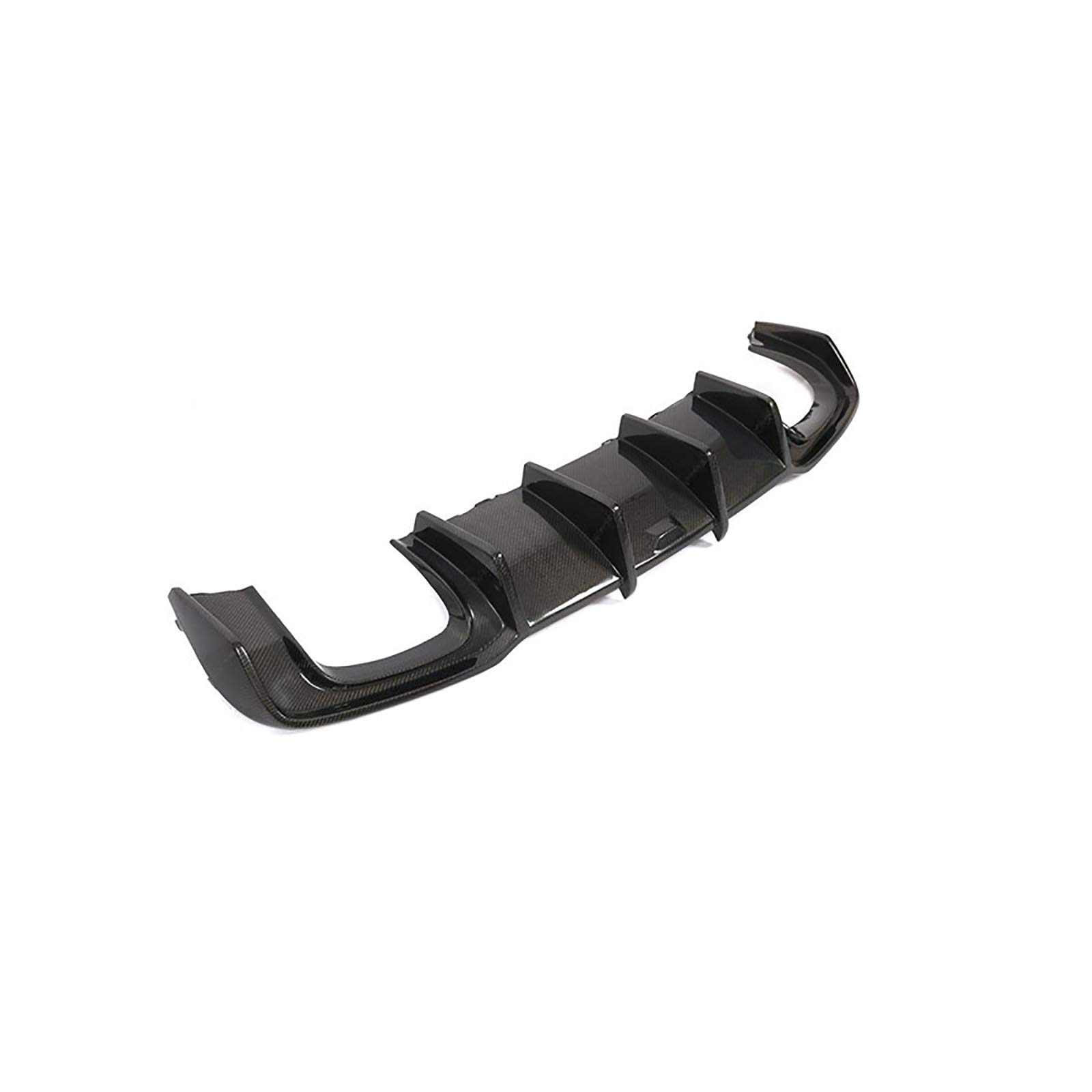 Spoiler Carbon Fiber Rear Diffuser fits for Audi 8v S3 Pre-Facelift Bumper Cover Lower Lip of 2014-2016