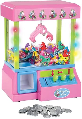 Juego de garras con luces y juguetes - Unicorn Claw