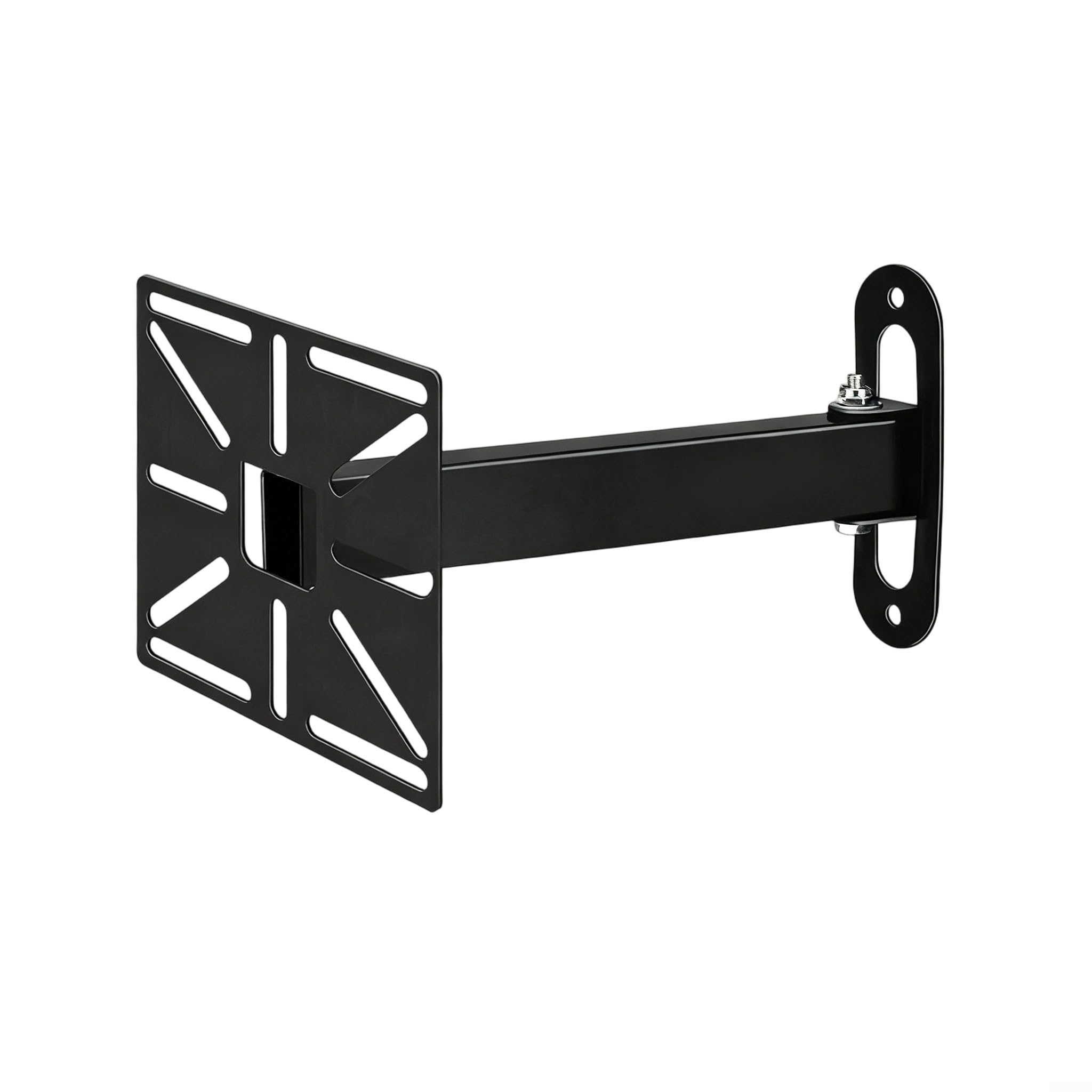Support de montage pour caméra, support de moniteur dôme mobile en forme de L, support de caméra PTZ rotatif pour surveillance intérieure et extérieure (20 bras unique, noir)