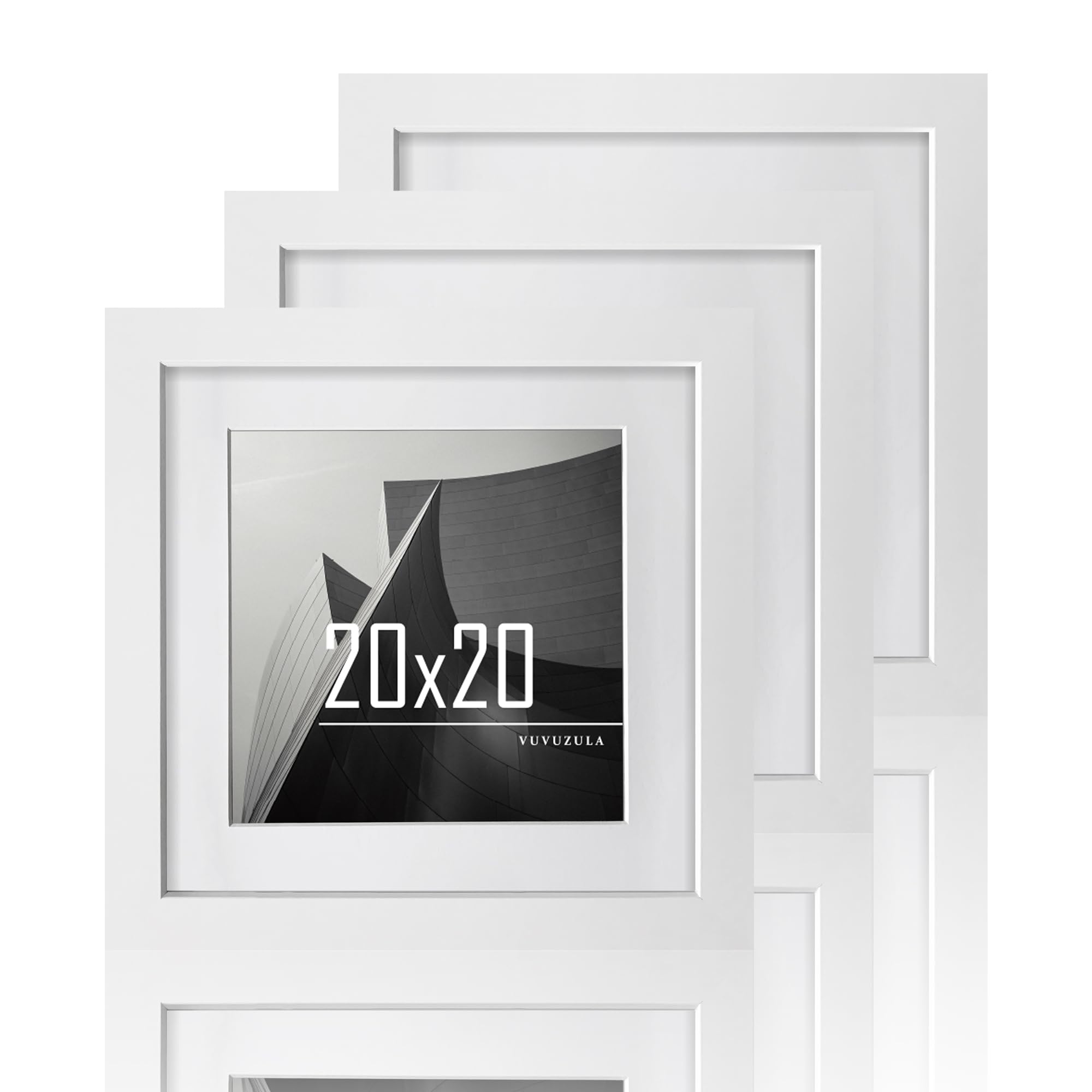 VUVUZULA Bilderrahmen 10x15cm Schwarz Holz Fotorahmen 4x6 Zoll Holzrahmen MDF Rahmen 10x15cm 3er Set