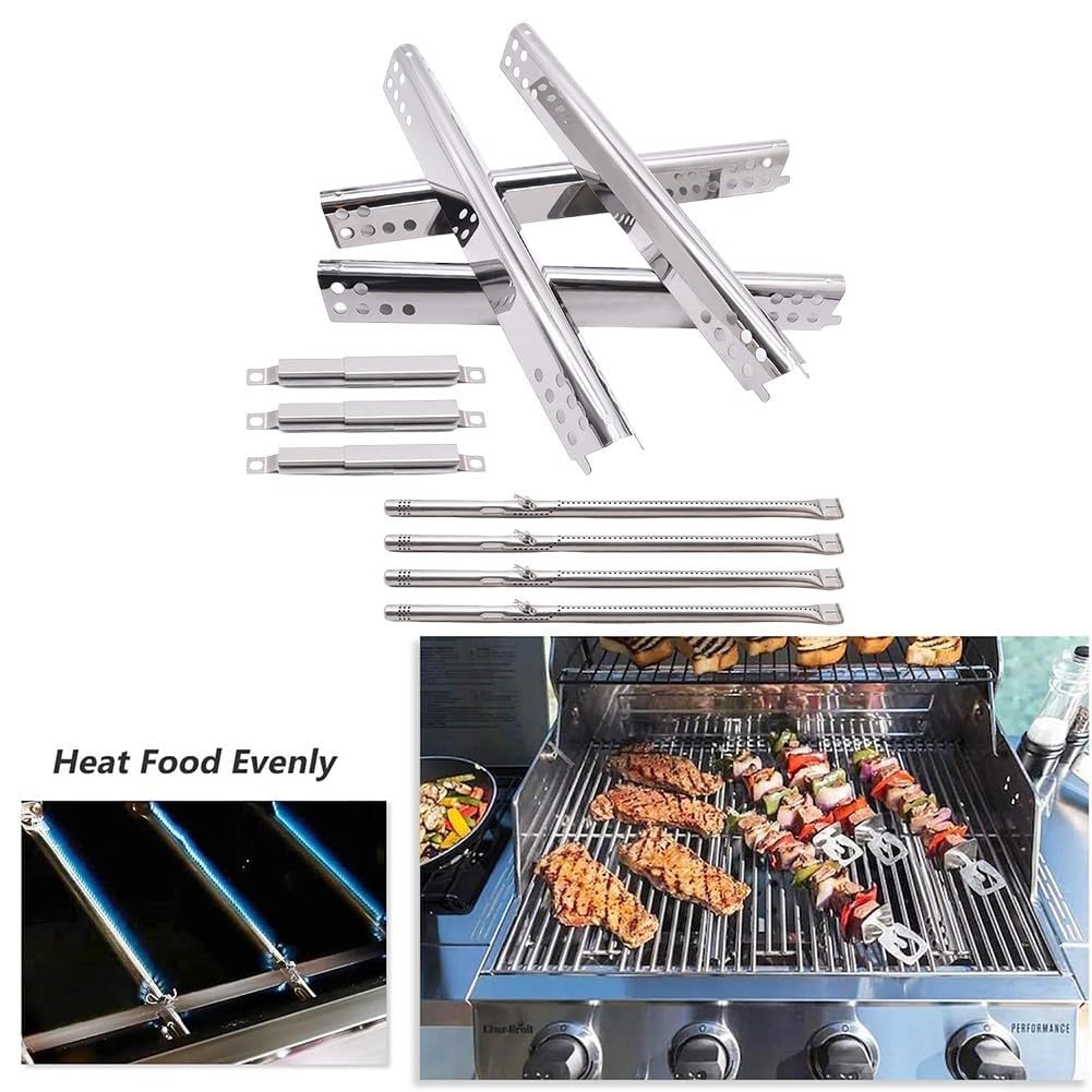 Grill Flame tamer Set con Coperchio bruciatore per Griglie Charbroil Performance 5 bruciatori 463347519 463275517 463243518 463347518 463373319 463243519
