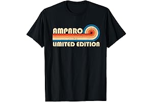 AMPARO Surname Retro Vintage 80s 90s Birthday Reunion T-Shirt