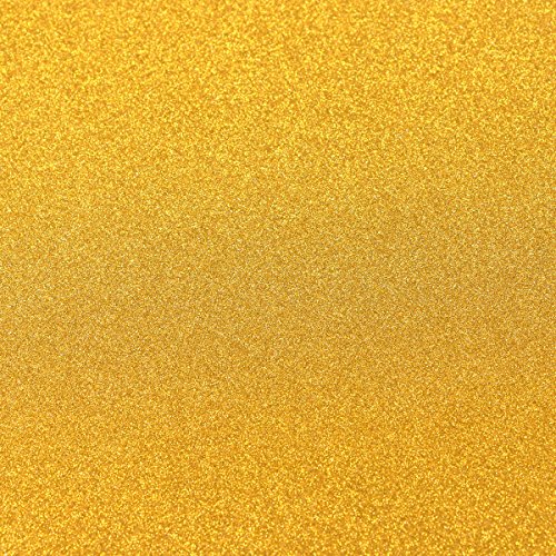 10 folhas de papel com glitter e glitter A4 da Rosenice, para scrapbook artesanal brilhante (dourado
