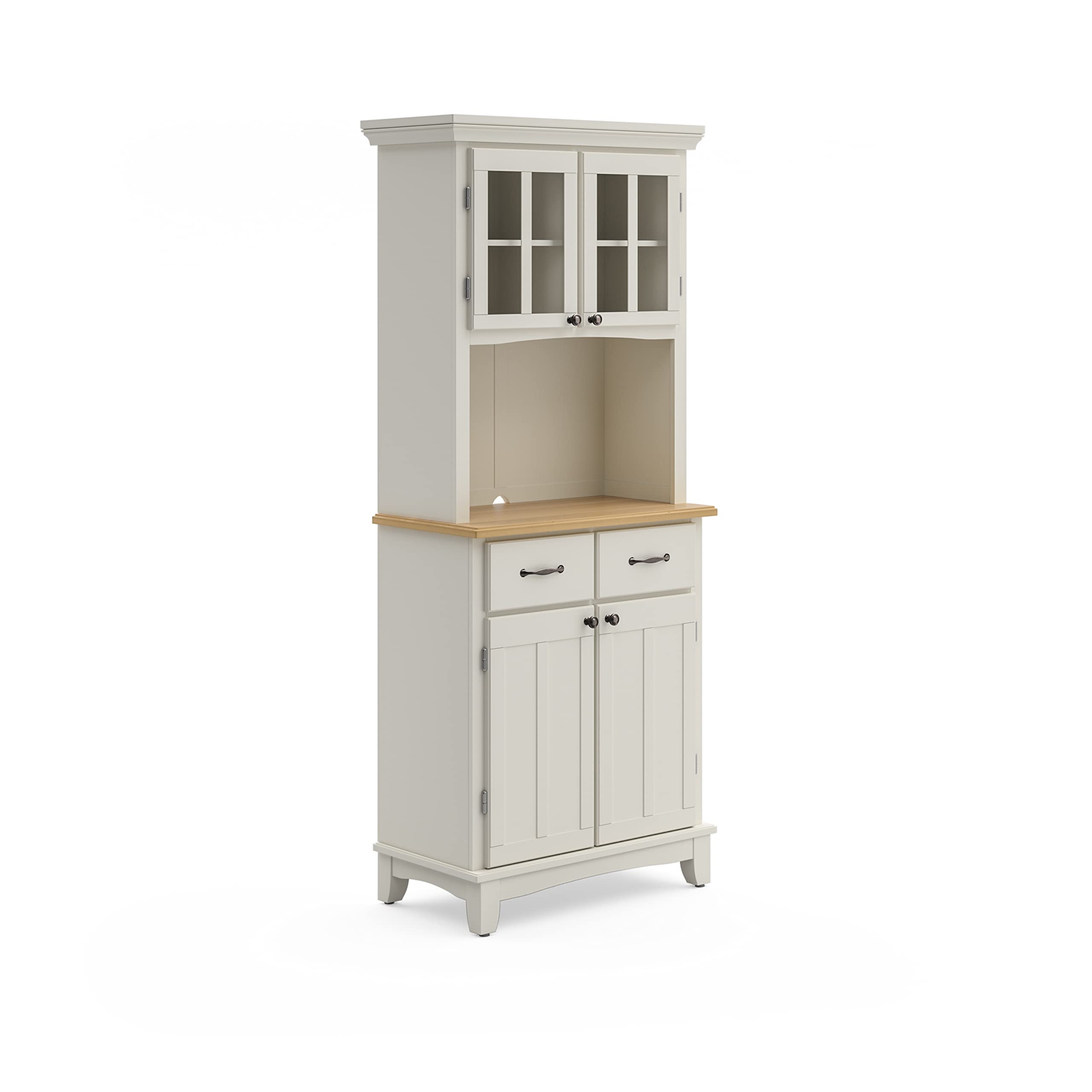 homestyles Buffet Of Buffets Off-White Buffet with Hutch