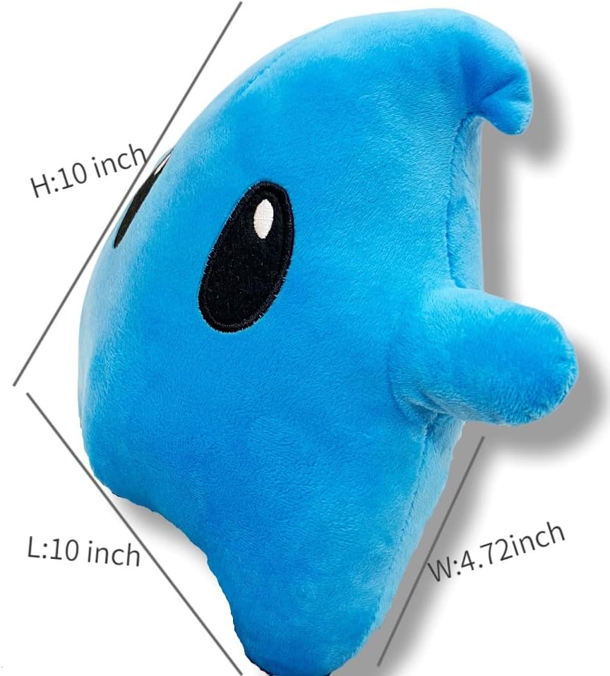 Miniatura 5 de All Star Collection Mario - Peluche de Lumalee azul súper suave, regalo de cumpleaños de Navidad para niños fanáticos de 10 pulgadas