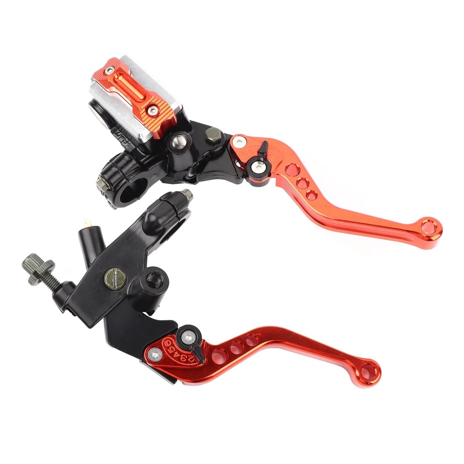 YWQJIOPM Motorcycle Brake Clutch Lever 1 Pair Universal Motorcycle Brake Clutch Lever Master Cylinder Lever 7/8" 22mm Brake Clutch Lever Handle Clutch Lever