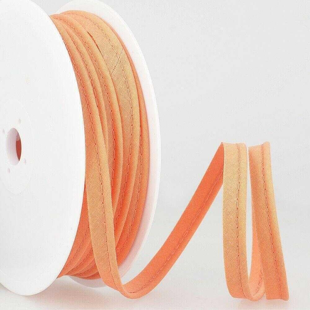 5mm Flanged Cord Piping 801D, 084 Salmon Peach Orange, 4 Metres โ image 1