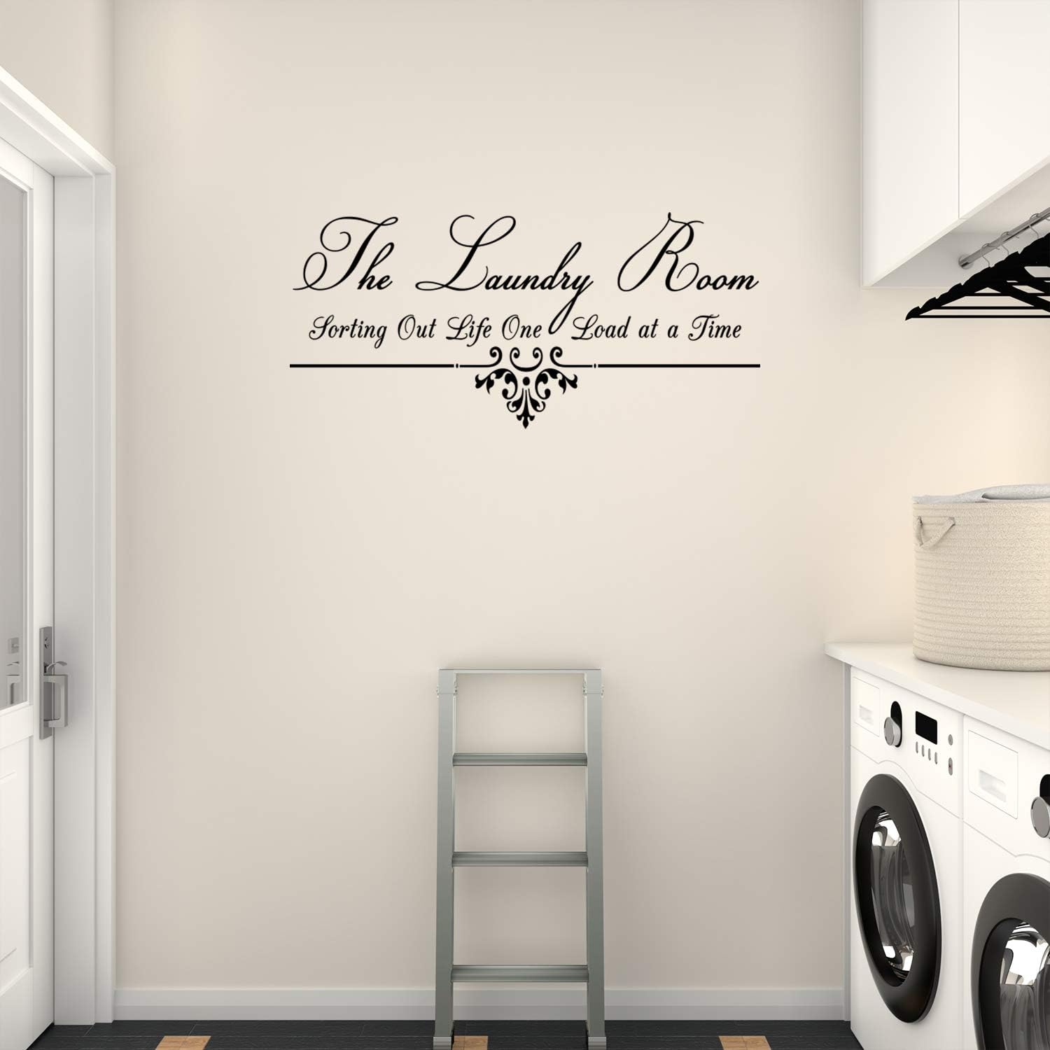 Laundry Room Wall Decal Sorting Out Life Vinyl Words Stickers Art Home Decor Signs Sticker Removable Lettering