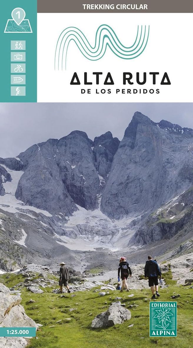 Alta Ruta los Perdidos map&guide Monte Perdido-Vignemale