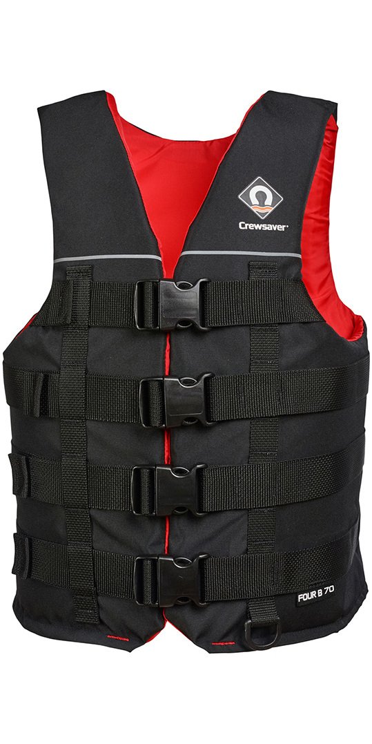 Crewsaver Junior Four B 70N Jolle PFD Flotabilidad para Deportes Acuáticos Negro - Ligero - Unisex