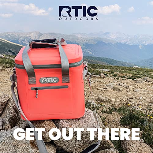 Rtic Soft Cooler 30 Can, Insulated Bag Portable Ice Chest Box For Lunch, Beach, Drink, Beverage, Travel, Camping, Picnic, Car, Trips, Floating Cooler Leak-Proof With Zipper, Seafoam Green #TOP3