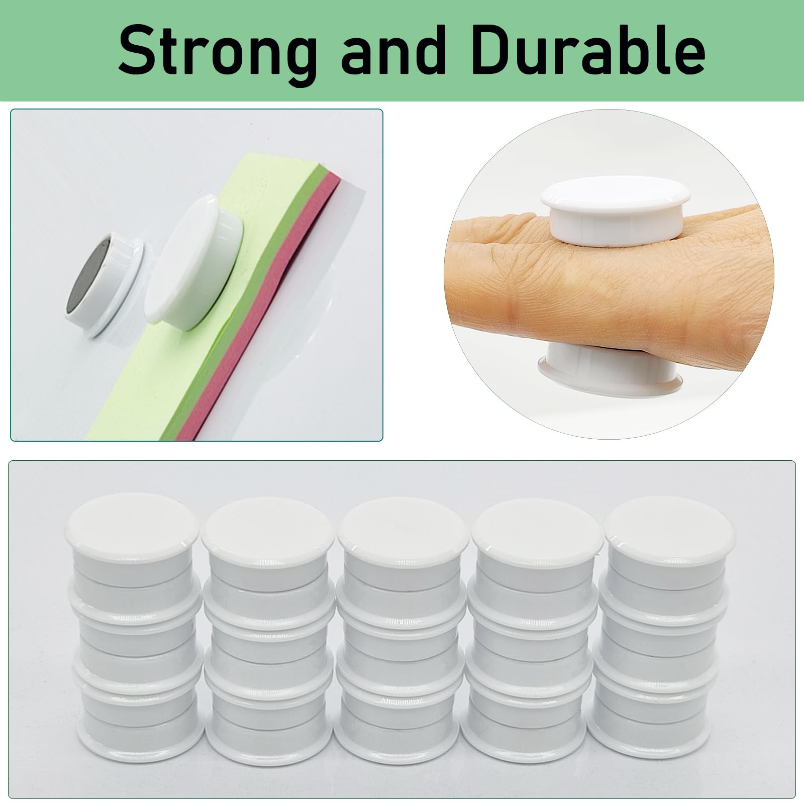 10PCS Strong Heart-Shaped Fridge Magnets - Small Whiteboard Magnets For Crafts, Notes & Photos - View #7