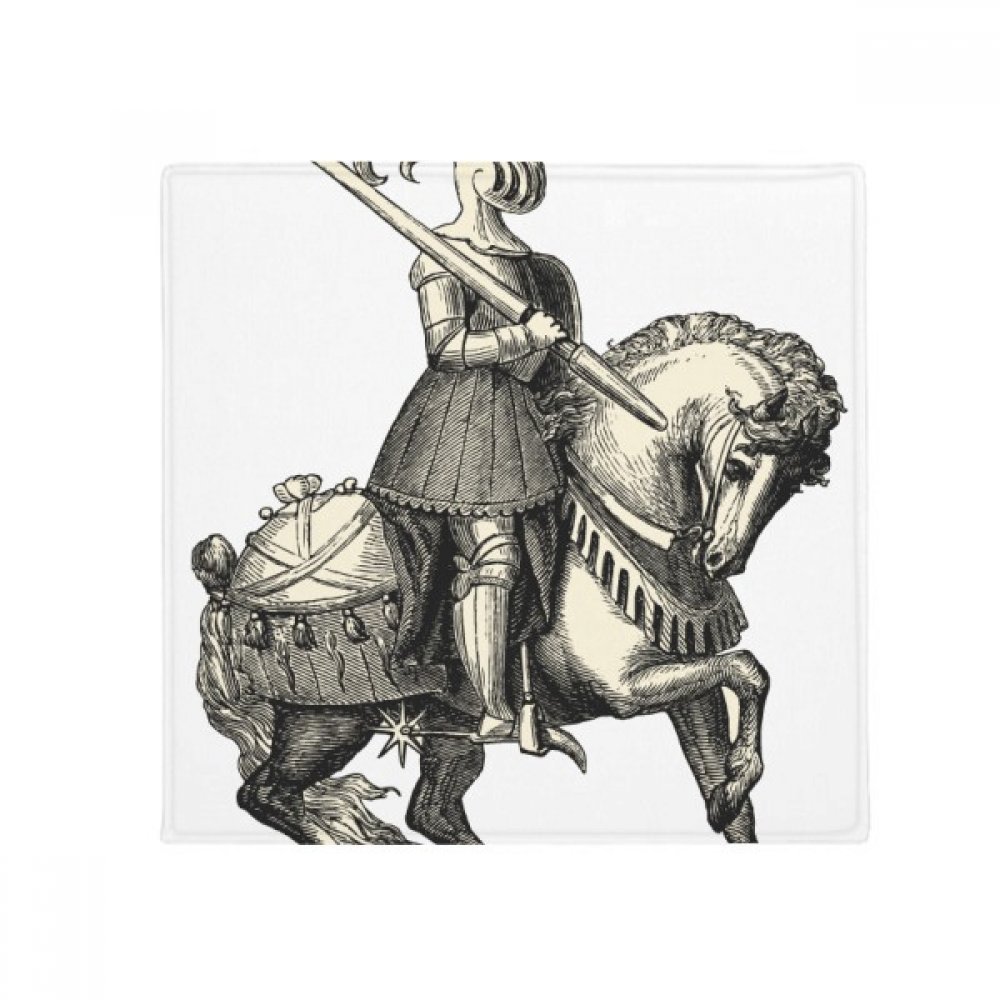 Tapis de sol anti-dérapant animaux motif chevalier pour porte et salon