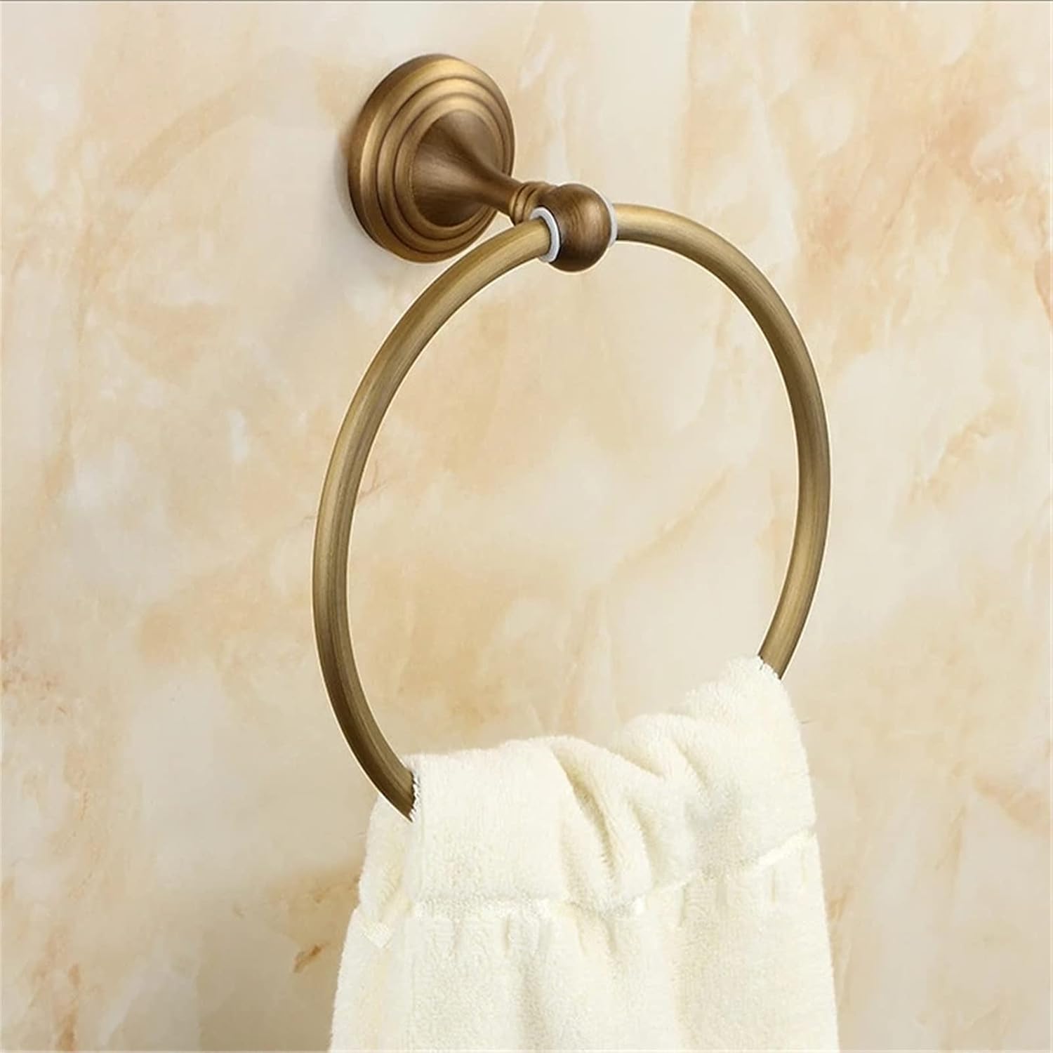 Towel Ring Towel Ring Solid Antique Bathroom Rack Bar for Bath, Kitchen, Hotel