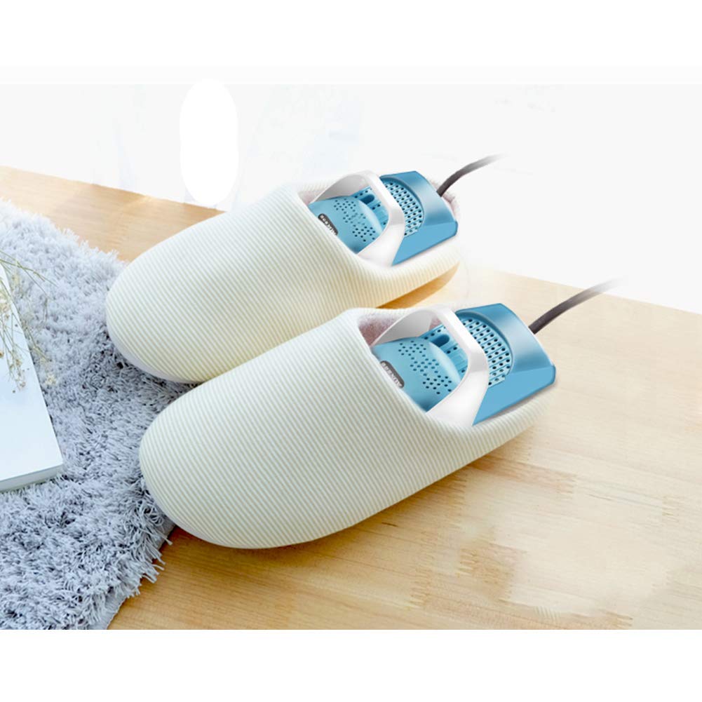 MU Secador de Zapatillas Portátil Secador de Botas Calentador de Zapatos Desodorización Zapatos de Esterilización Calentadores, Luz Púrpura Telescópica,C
