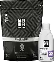 Kit Pó Descolorante Black Carbon + Oxigenada 20 Volumes 100ml Profissional 9 Tons Yama 300g