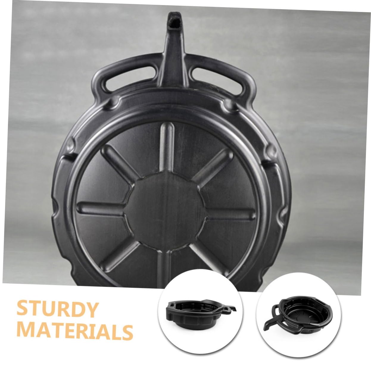 Plateau de Vidange 2 Pièces 10l 15l en PE Noir pour Voiture