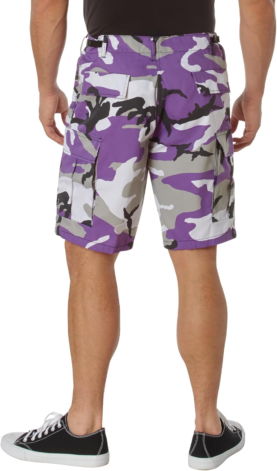 Rothco BDU Cargo Shorts Mens Outdoor Shorts Hiking Shorts Ultra Violet Camo X-Large