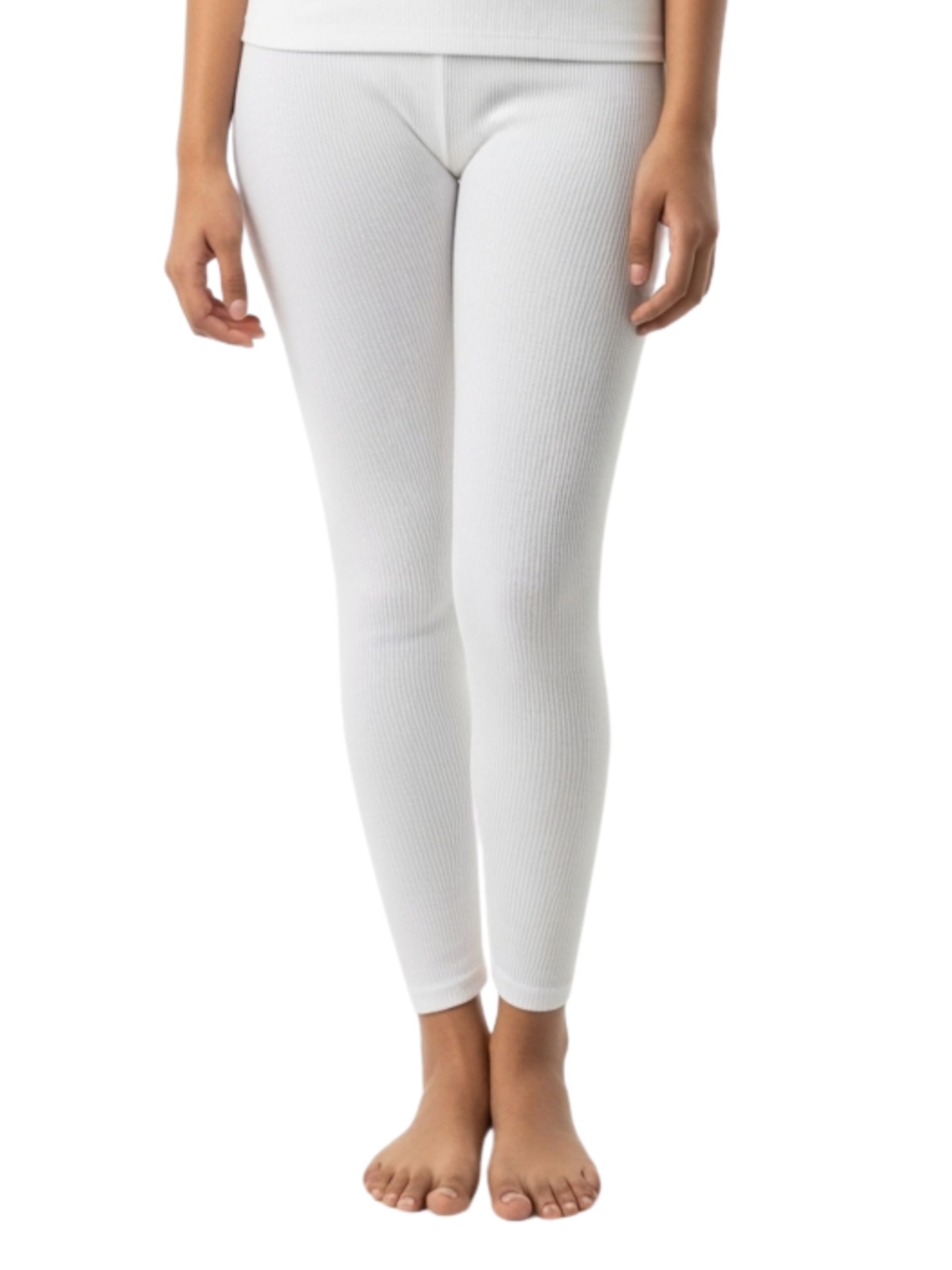 Essentials Thermals for Winters - Sleeveless Tank Top & Regular Fit Leggings, Warm Top & Bottom Wear for Young Women, Regular Winterwear