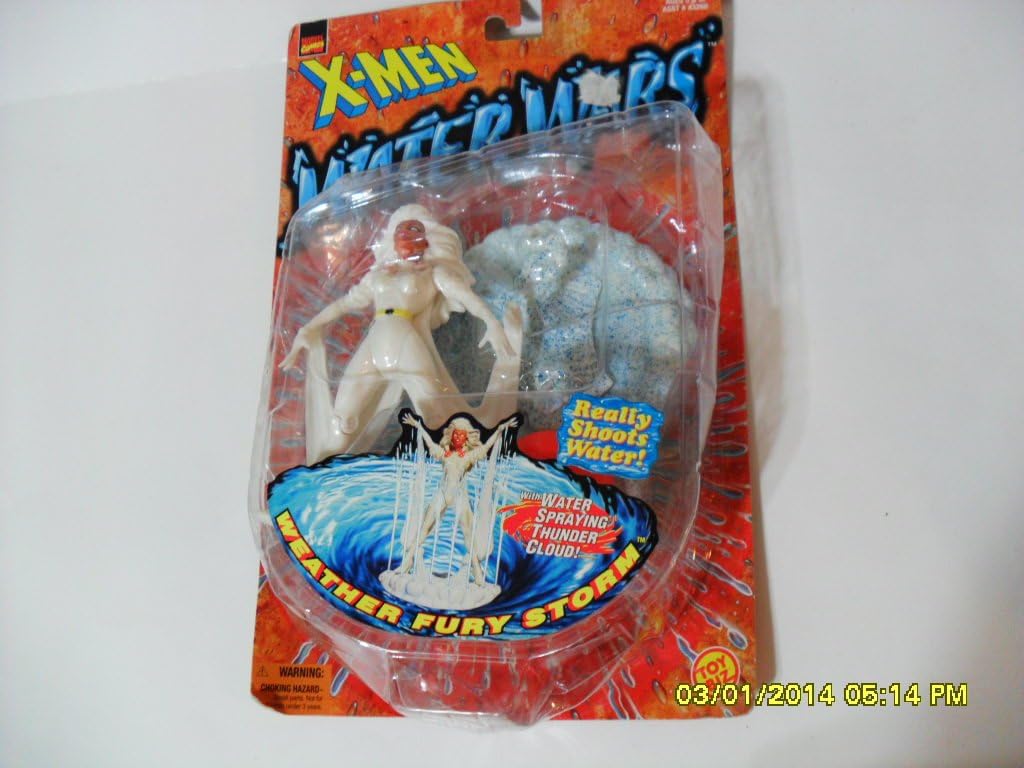 Toy Biz Marvel X-Men Water Wars Weather Fury Storm Action Figure 5 Inches