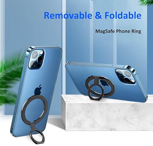Miniatura 2 de Soporte magnético para iPhone, rotación de 360, giro de 180, compatible con iPhone PRO Max, 15 14 Plus, 15, 14, 13, 12, dispositivos Android,