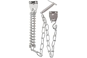 Prime-Line K 5026 Storm Door Protector Chain and Spring, Zinc Plated (Single Pack)
