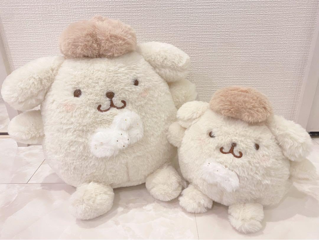 ポムポムプリン　ぬいぐるみ　2つセット ポムポムプリン ぬいぐるみ 2つセット - メルカリ
