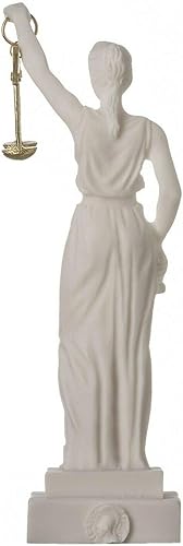 Miniatura 5 de BEAUTIFUL GREEK STATUES Estatua de la diosa griega Themis, estatua ciega de la justicia, escultura de abogado, regalo