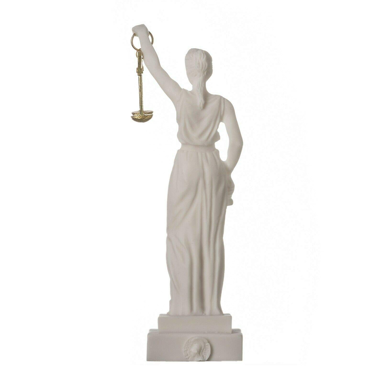Dea Greca Themis Statua Cieca Signora Giustizia Avvocato Regalo 19 cm