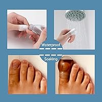 Vista 2 de Protectores impermeables para dedos de los pies y dedos de las manos para la ducha y el cuidado de las uñas Mangas de remojo cómodas y duraderas