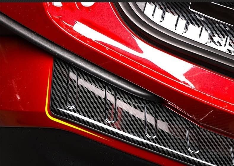 Protection de seuil de porte Toyota CHR look carbone premium