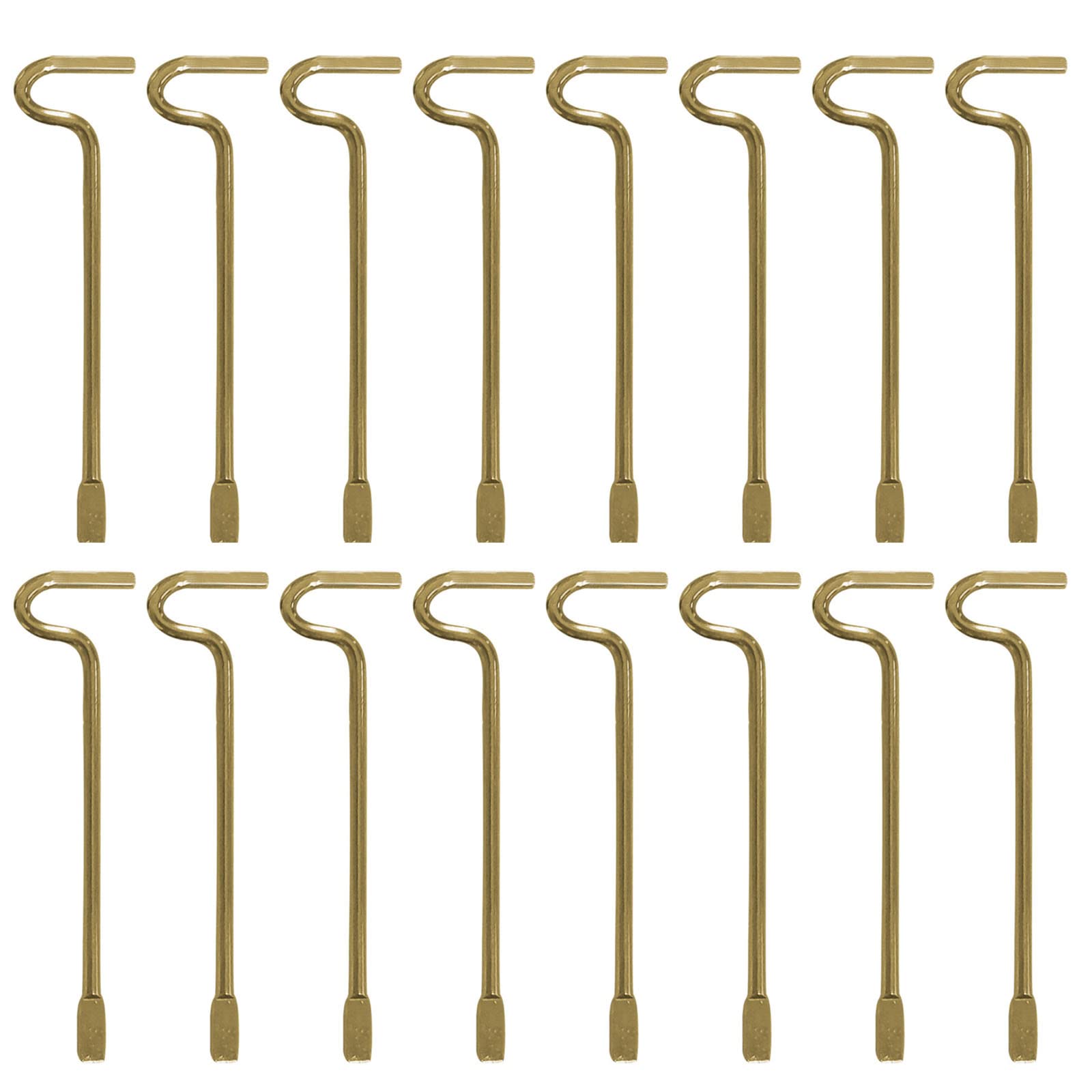 Interior Door Key 16 Pack, Emergency Key Pin for Bathroom Bedroom Key Replacement - Flat Pin