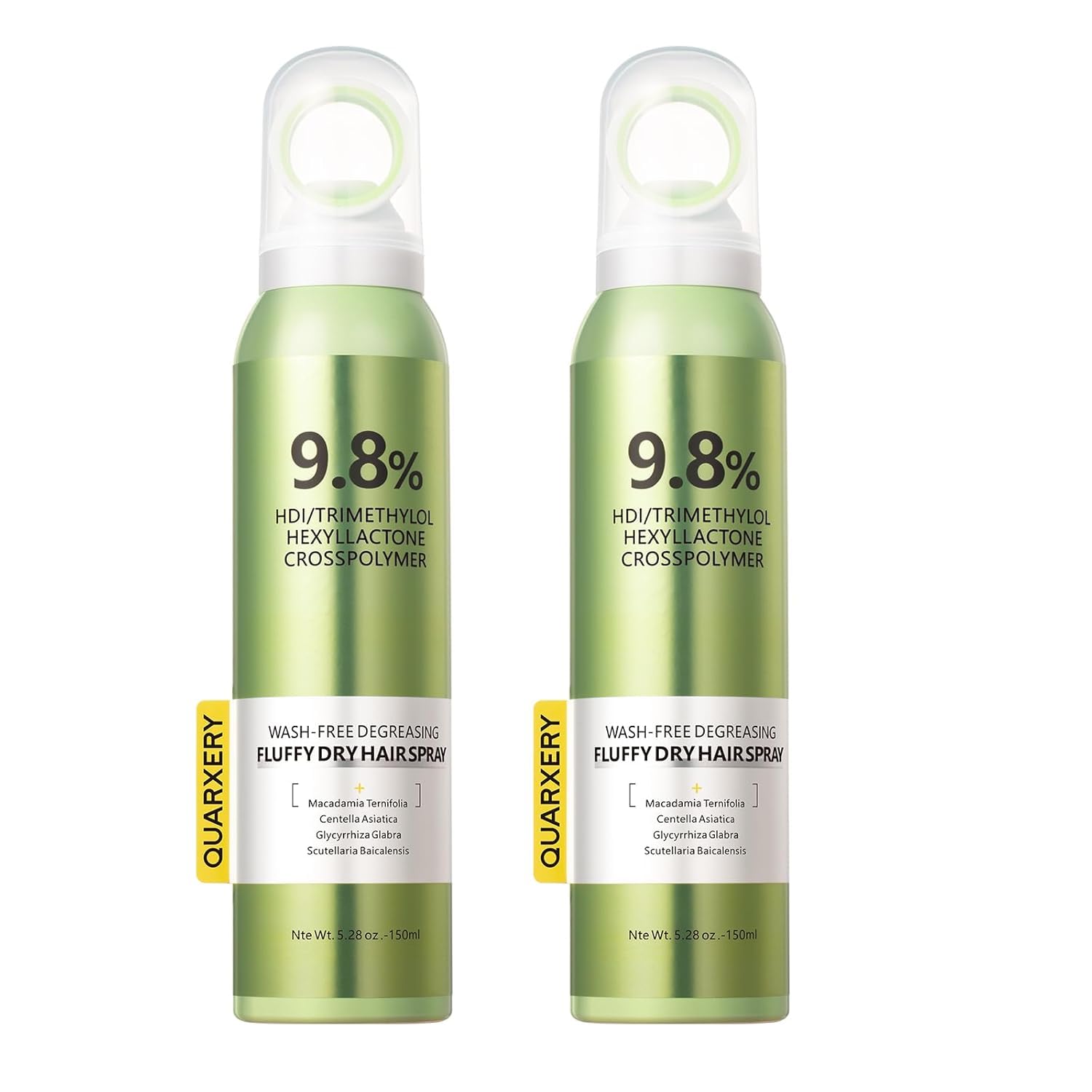 QUARXERY Dry Shampoo Spray for Women & Men - No Rinse, Oil Control, Volumizing & No White Residue,Suitable for Oily Hair Dark & Light Color Hair. Ideal for Travel, Work, and School