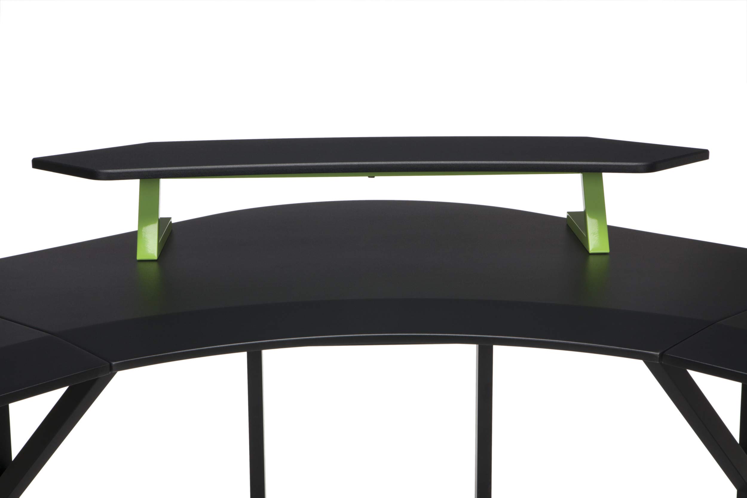 RESPAWN 2000 Gaming Computer Desk, L Shaped Desk, in Green RSP 2000 GRN