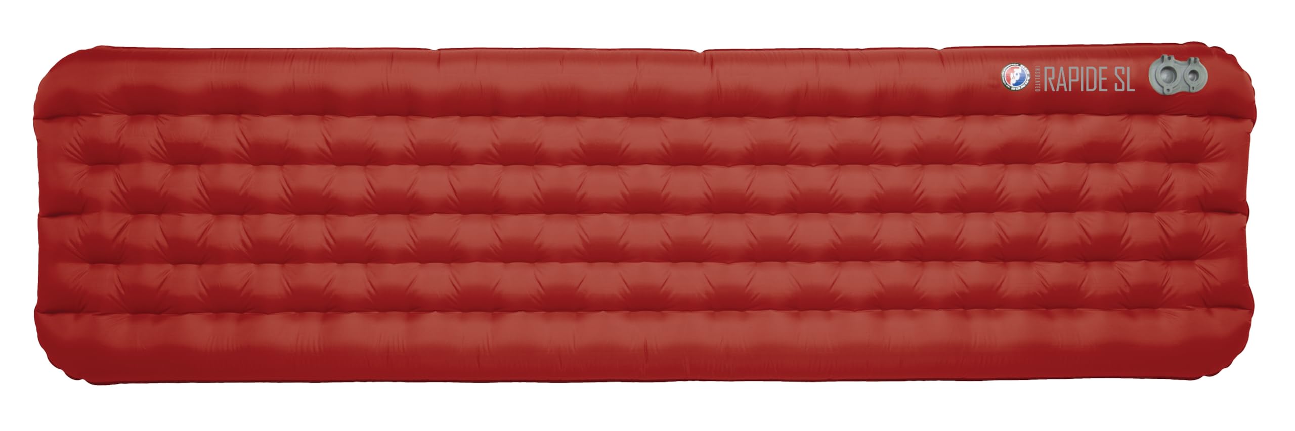 BIG AGNES Rapide SL Insulated Sleeping Pad, Orange, Wide Long (25x78)